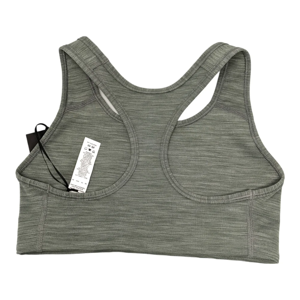 Nike Swoosh Bra Medium Support Compression Support Dri-Fit Size XS Gray NEW
